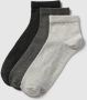 S.Oliver RED LABEL Sokken met labeldetail in een set van 4 paar model 'Quarter' - Thumbnail 1