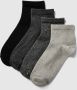 S.Oliver RED LABEL Sokken met labeldetail in een set van 4 paar model 'Quarter' - Thumbnail 1