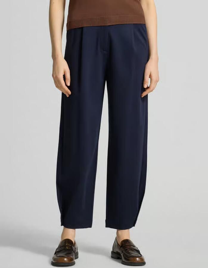 S.Oliver RED LABEL Barrel fit sweatpants van viscosemix - Foto 3