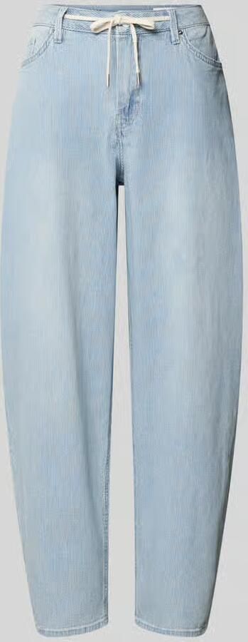 S.Oliver high waist barrel jeans light blue denim - Foto 5