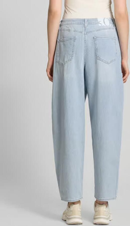 S.Oliver high waist barrel jeans light blue denim - Foto 6