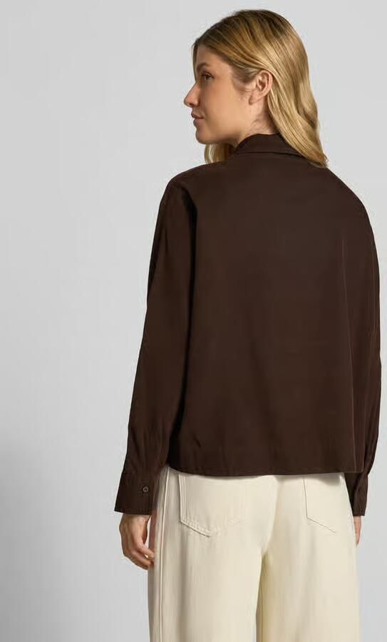 S.Oliver RED LABEL blouse met lange mouwen van corduroy met vleermuismouwen - Foto 3