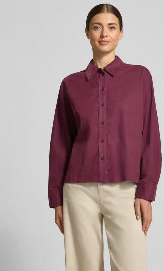 S.Oliver RED LABEL blouse met lange mouwen van corduroy met vleermuismouwen - Foto 2