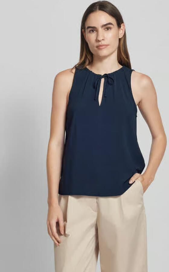 S.Oliver RED LABEL Blouseshirt van viscose met plooien - Foto 2