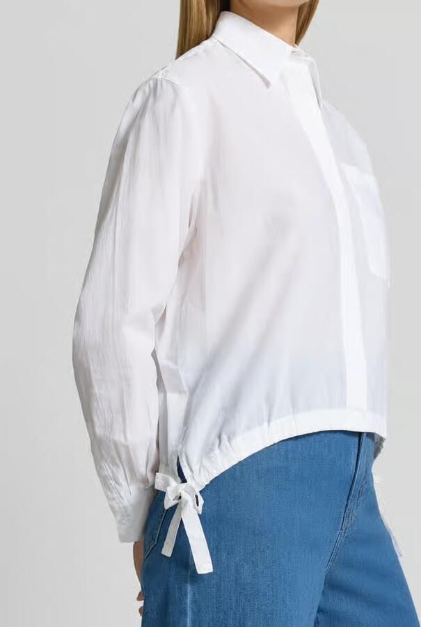 S.Oliver RED LABEL Boxy fit blouse met lange mouwen van puur katoen - Foto 3