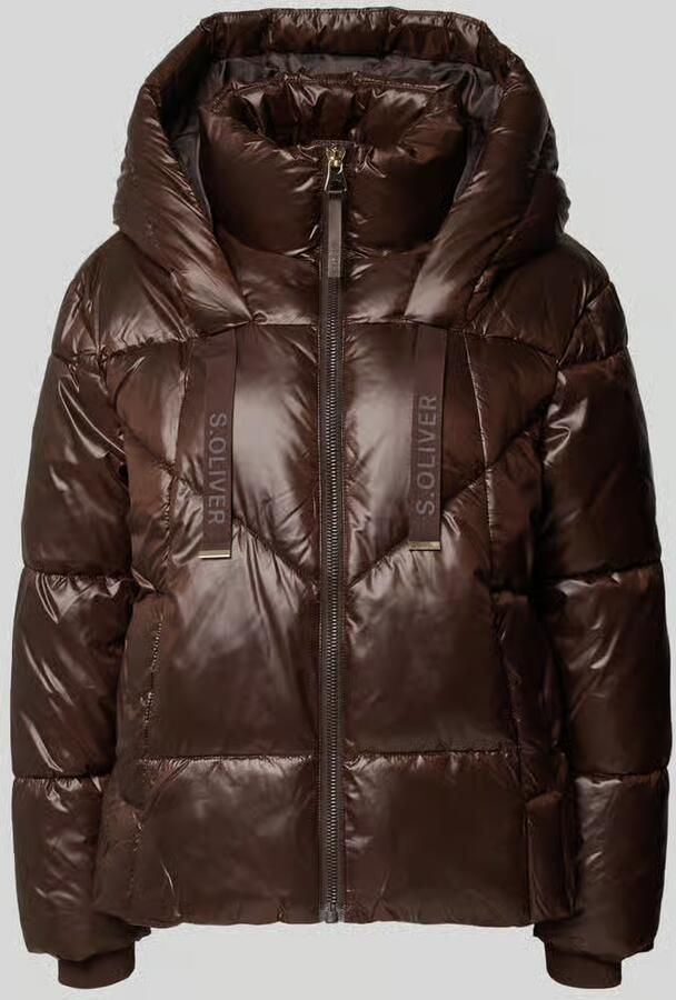 S.Oliver RED LABEL Boxy fit gewatteerd jack met capuchon - Foto 2