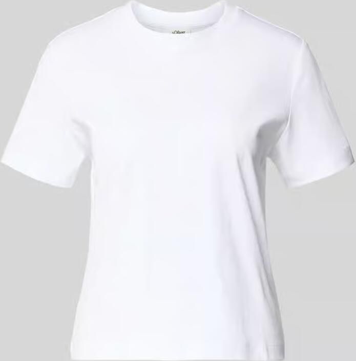 S.Oliver RED LABEL Regular fit T-shirt van puur katoen - Foto 4