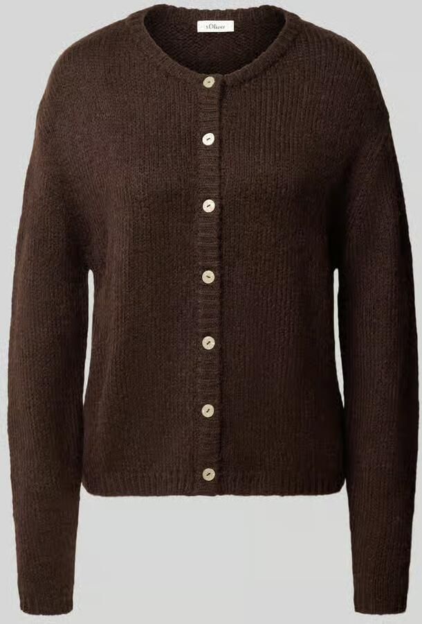 S.Oliver RED LABEL Cardigan van alpacamix met ronde hals - Foto 3