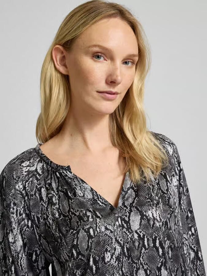 S.Oliver Blouse met lange mouwen met print all-over