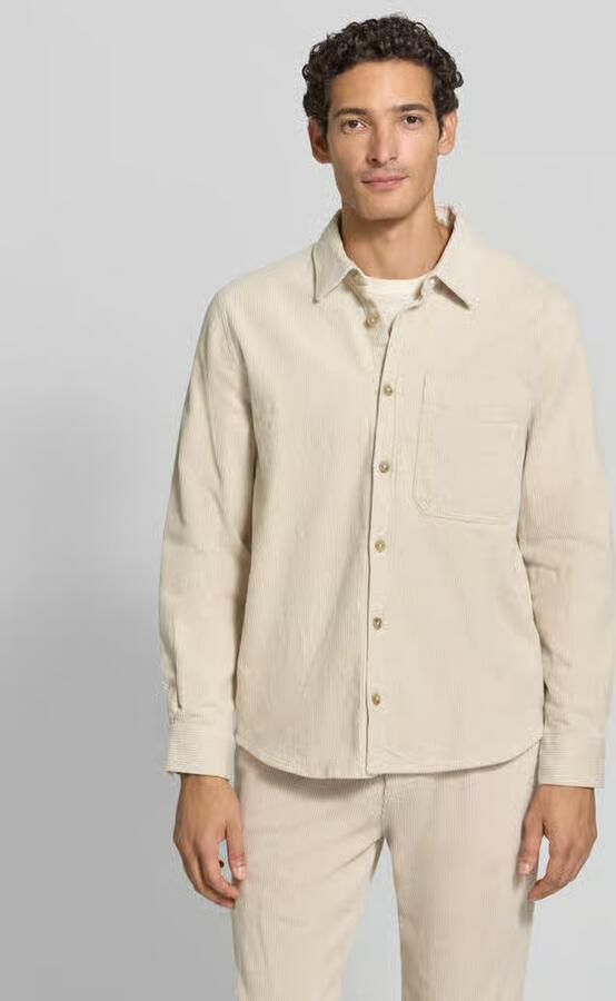 S.Oliver RED LABEL comfort fit overhemdjack van katoenmix - Foto 5
