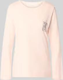 S.Oliver RED LABEL comfort fit pyjama van katoen- en viscosemix model 'Perfect Nights Shirt'