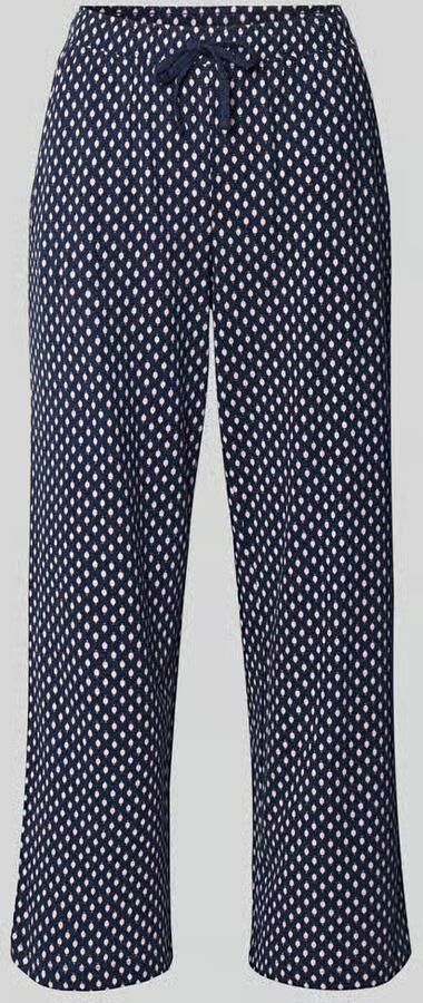 S.Oliver RED LABEL comfort fit pyjama van katoen- en viscosemix model 'Perfect Nights PJ Hose'