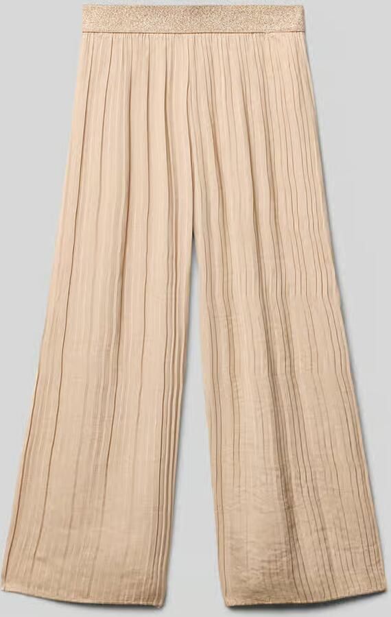 S.Oliver RED LABEL Comfort fit wijde broek met elastische band