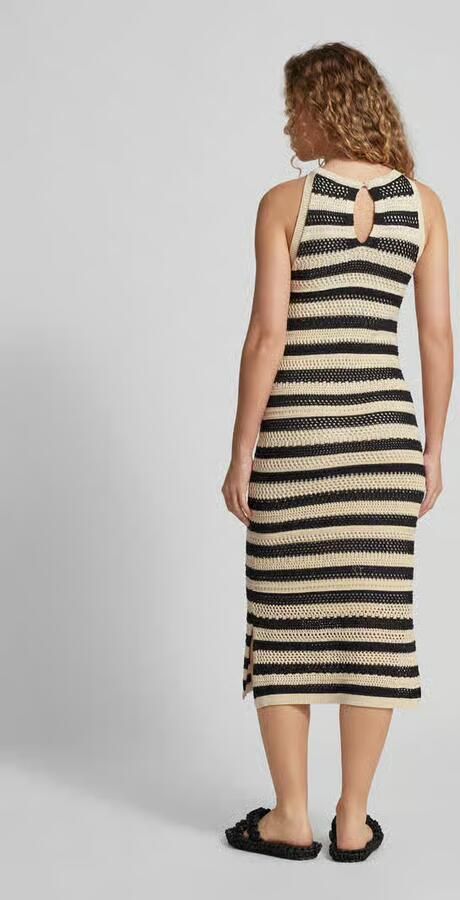 S.Oliver RED LABEL Gebreide jurk met streepmotief