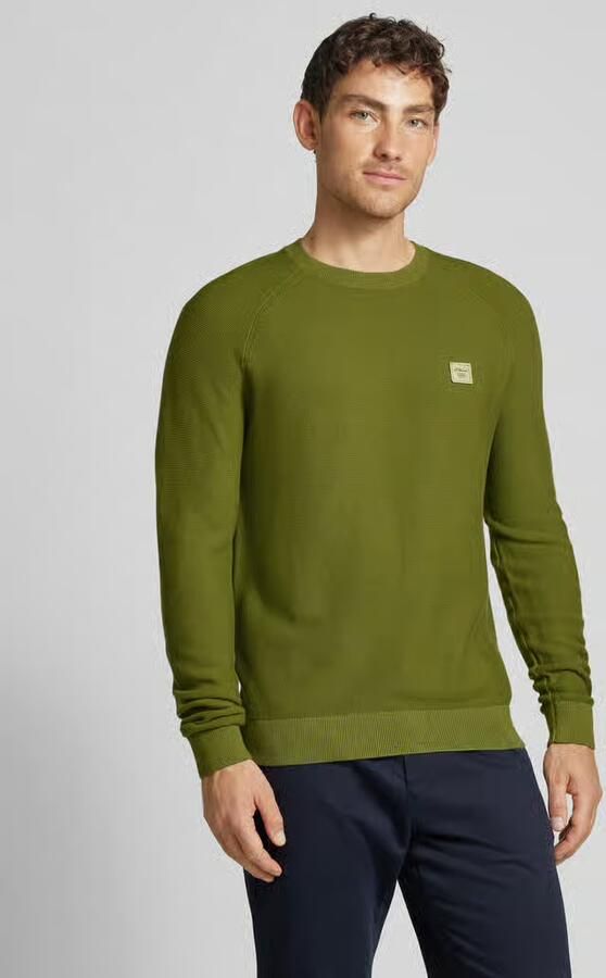 S.Oliver RED LABEL Gebreide pullover met ribboorden - Foto 2