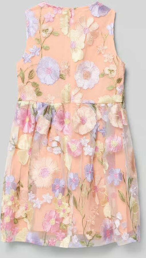 S.Oliver RED LABEL Getailleerde chiffon jurk met borduursels - Foto 5