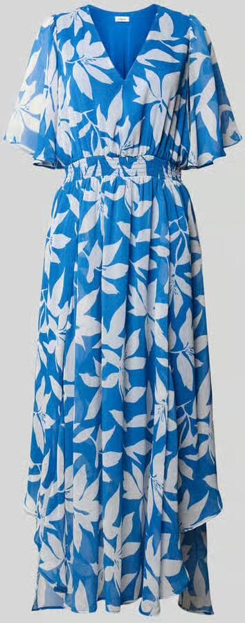 S.Oliver RED LABEL Getailleerde chiffonjurk met all-over motief - Foto 5