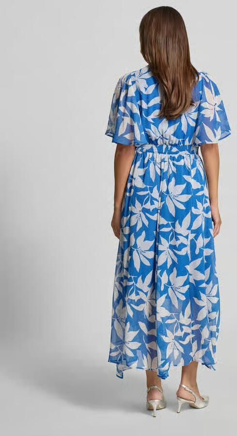 S.Oliver RED LABEL Getailleerde chiffonjurk met all-over motief - Foto 4