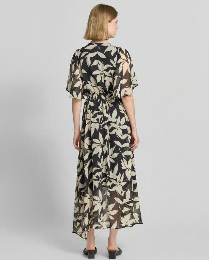 S.Oliver RED LABEL Getailleerde chiffonjurk met all-over motief - Foto 4
