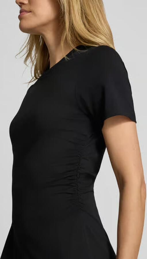 S.Oliver RED LABEL Getailleerde jersey jurk van katoenmix