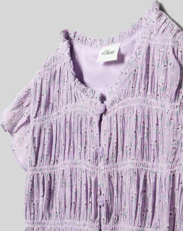 S.Oliver RED LABEL Getailleerde vrijetijdsjurk van pure viscose