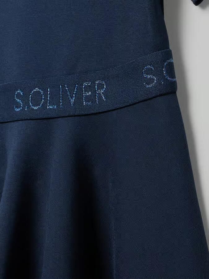 S.Oliver RED LABEL Getailleerde vrijetijdsjurk van viscosemix - Foto 4