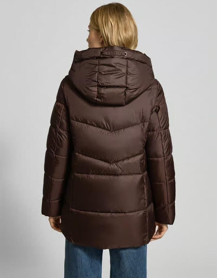 S.Oliver RED LABEL Gewatteerd regular fit jack met capuchon - Foto 2