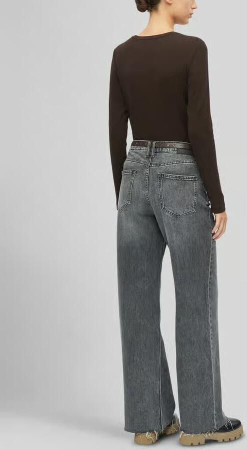S.Oliver RED LABEL High waist jeans wide fit met rafelzoom - Foto 2