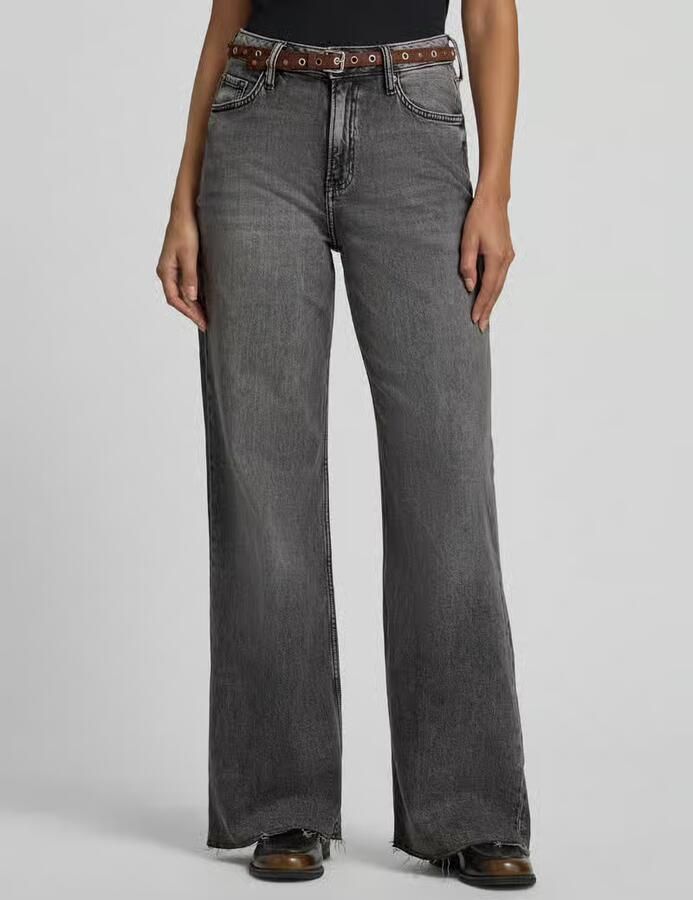 S.Oliver RED LABEL High waist jeans wide fit met franjeszoom s.Oliver x Heidi Klum - Foto 2