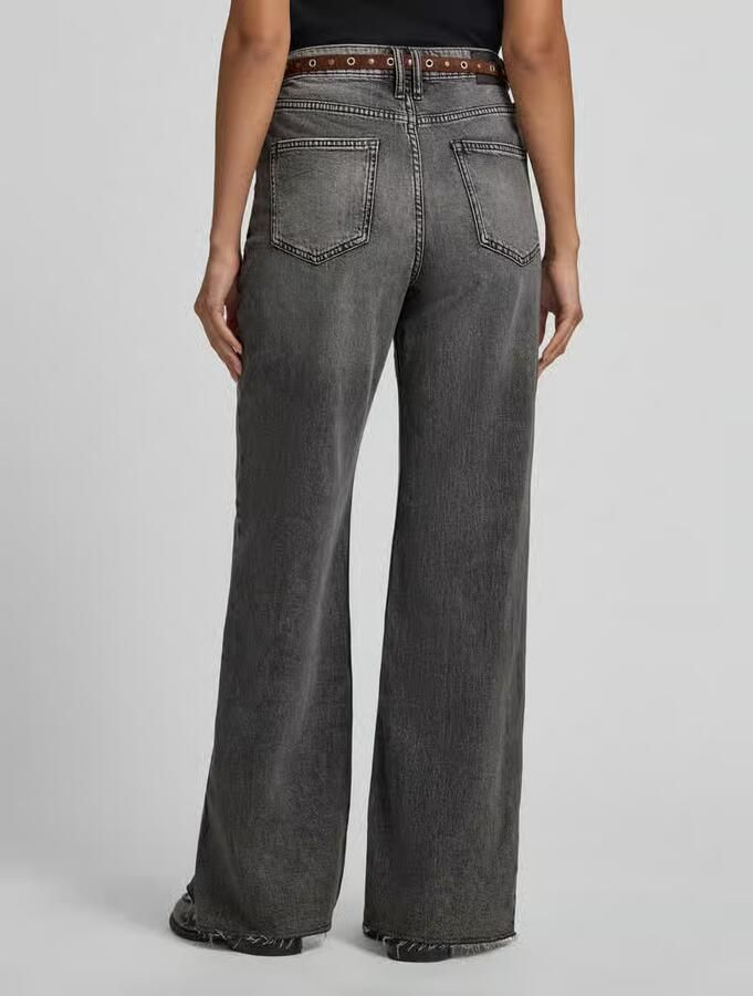 S.Oliver RED LABEL High waist jeans wide fit met franjeszoom s.Oliver x Heidi Klum - Foto 3