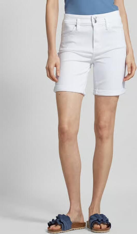 S.Oliver RED LABEL Korte regular fit jeans met riemlussen - Foto 2