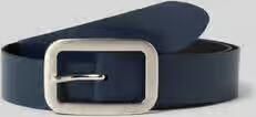 S.Oliver RED LABEL Leren riem met rechthoekige gespsluiting en logodetails