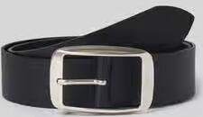 S.Oliver RED LABEL Leren riem met vierkante sluiting