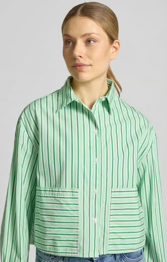 S.Oliver RED LABEL Loose fit Blouse met lange mouwen van puur katoen