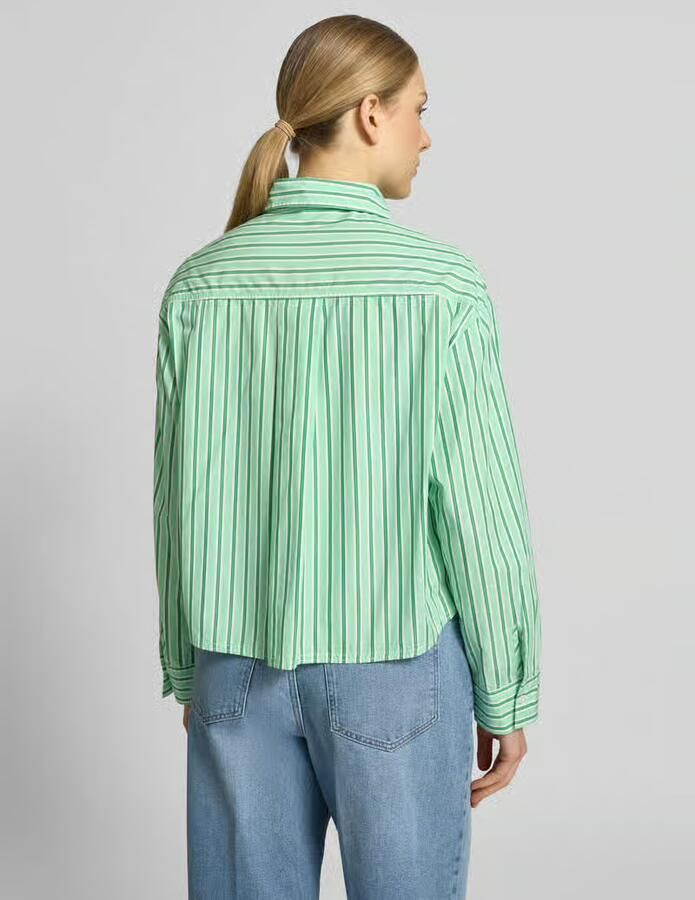 S.Oliver RED LABEL Loose fit Blouse met lange mouwen van puur katoen - Foto 2