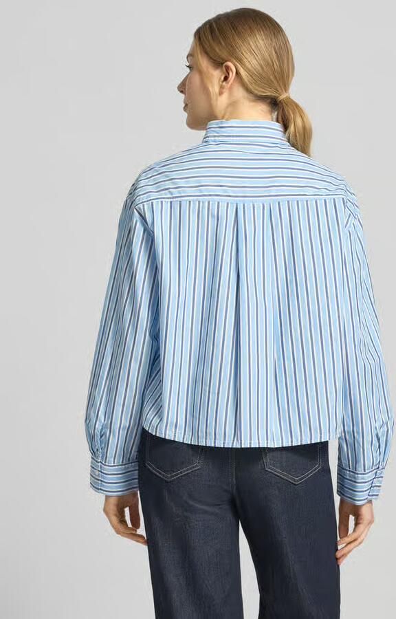 S.Oliver RED LABEL Loose fit Blouse met lange mouwen van puur katoen