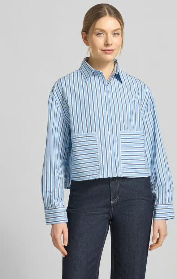 S.Oliver RED LABEL Loose fit Blouse met lange mouwen van puur katoen - Foto 4