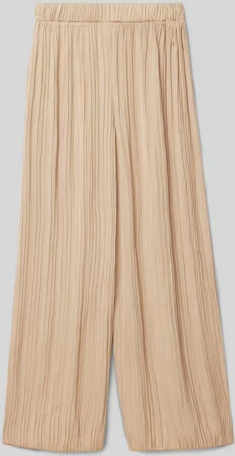 S.Oliver RED LABEL Loose fit brede broek met plissé-look