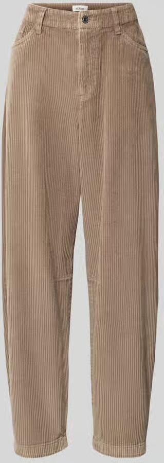 S.Oliver RED LABEL Loose fit corduroy broek