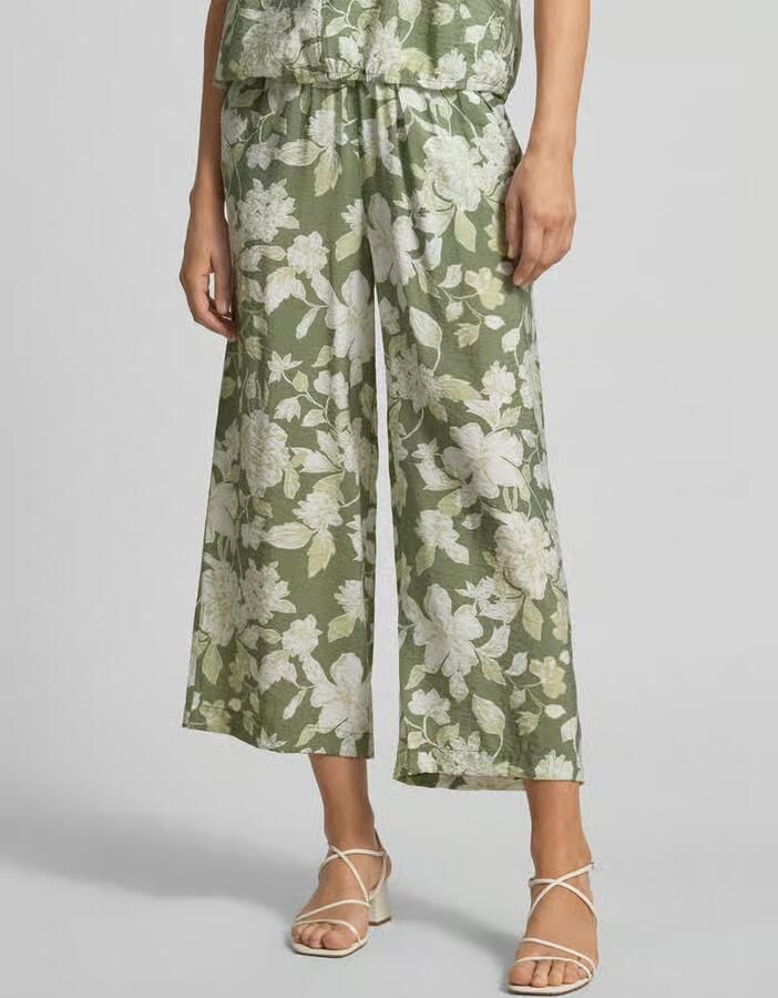 S.Oliver RED LABEL loose fit culotte van viscosemix - Foto 3