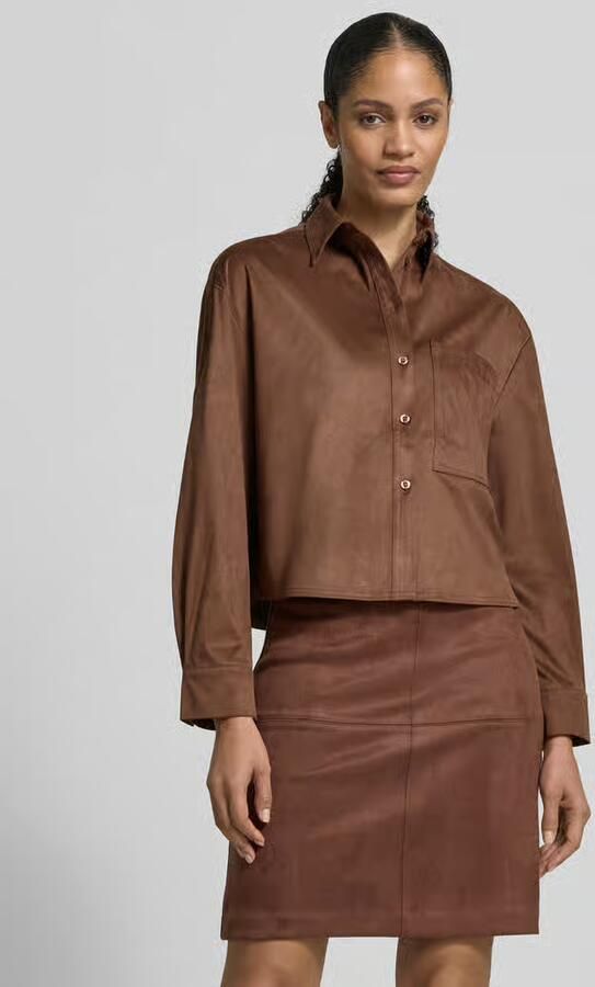 S.Oliver RED LABEL Loose fit overhemdblouse met borstzak - Foto 2