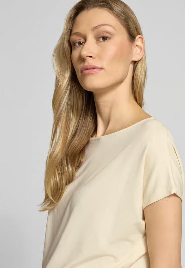S.Oliver RED LABEL loose fit T-shirt van viscosemix - Foto 4