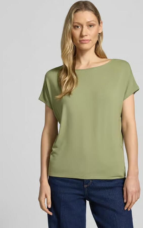 S.Oliver RED LABEL loose fit T-shirt van viscosemix - Foto 4