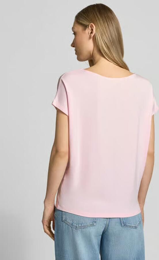 S.Oliver RED LABEL loose fit T-shirt van viscosemix - Foto 3