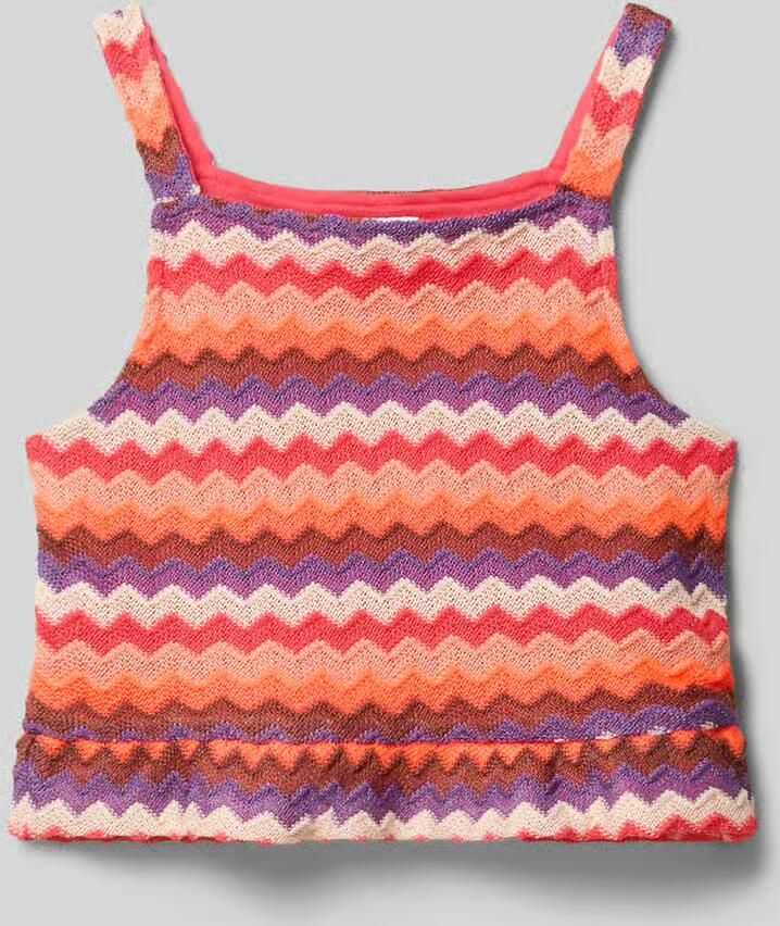 S.Oliver RED LABEL loose fit tanktop met all-over motief - Foto 4