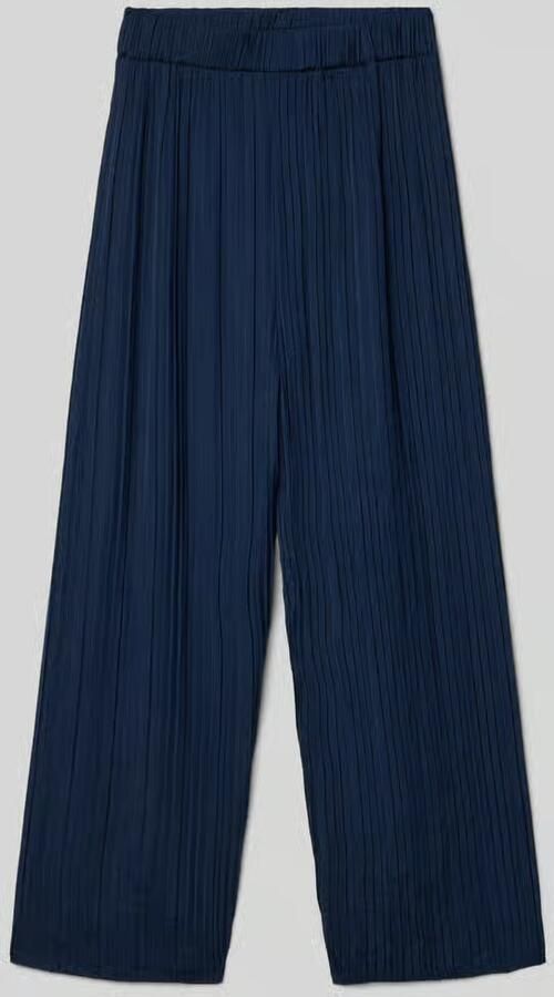 S.Oliver RED LABEL Loose fit wijde broek met plissélook