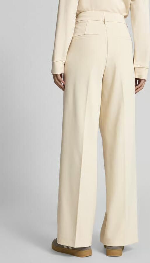 S.Oliver RED LABEL Loose fit wijde broek met viscose van piqué - Foto 3