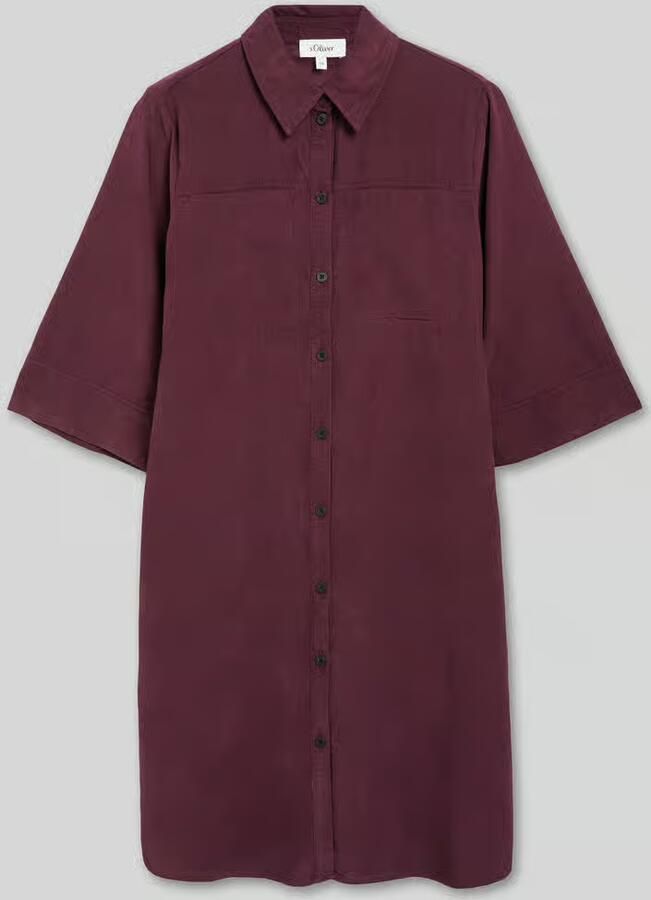 S.Oliver RED LABEL Midi-jurk met corduroy structuur
