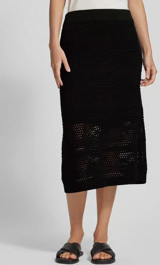 S.Oliver RED LABEL Midirok met ajourpatroon model 'Crochet' - Foto 2