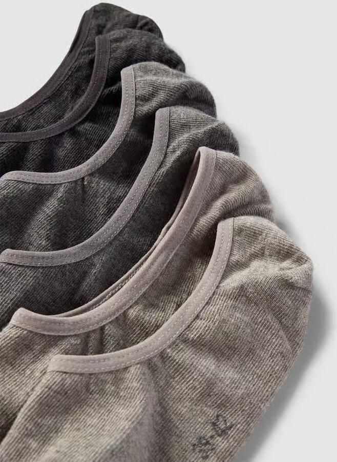 S.Oliver RED LABEL Onzichtbare sneakersokken met labeldetails in set van 3